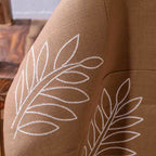 Τετράγωνο Τραπεζομάντηλο Αιγαίον Leaf 2102 140X140 / brown